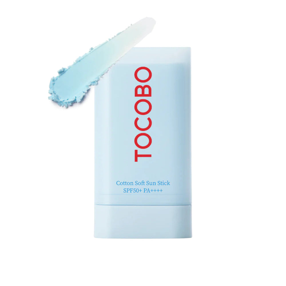 ✨ Protector Solar en Stick con Textura Suave de Algodón Cotton Soft Sun Stick SPF50+ PA++++ – TOCOBO