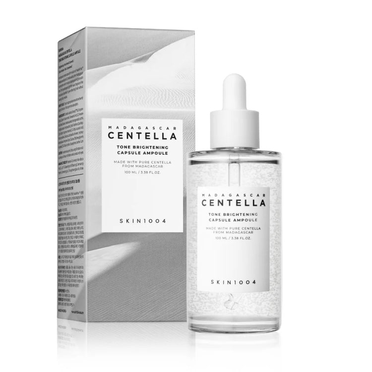 ✨ Ampolla Iluminadora con Centella Asiática en Cápsulas Madagascar Centella Tone Brightening Capsule Ampoule 100ml – Skin1004