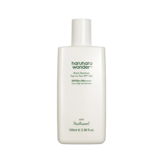 ✨ Protector Solar Corporal y Facial con Bambú Negro Black Bamboo Top-to-Toe SPF Veil SPF50+ PA++++ – Haruharu Wonder