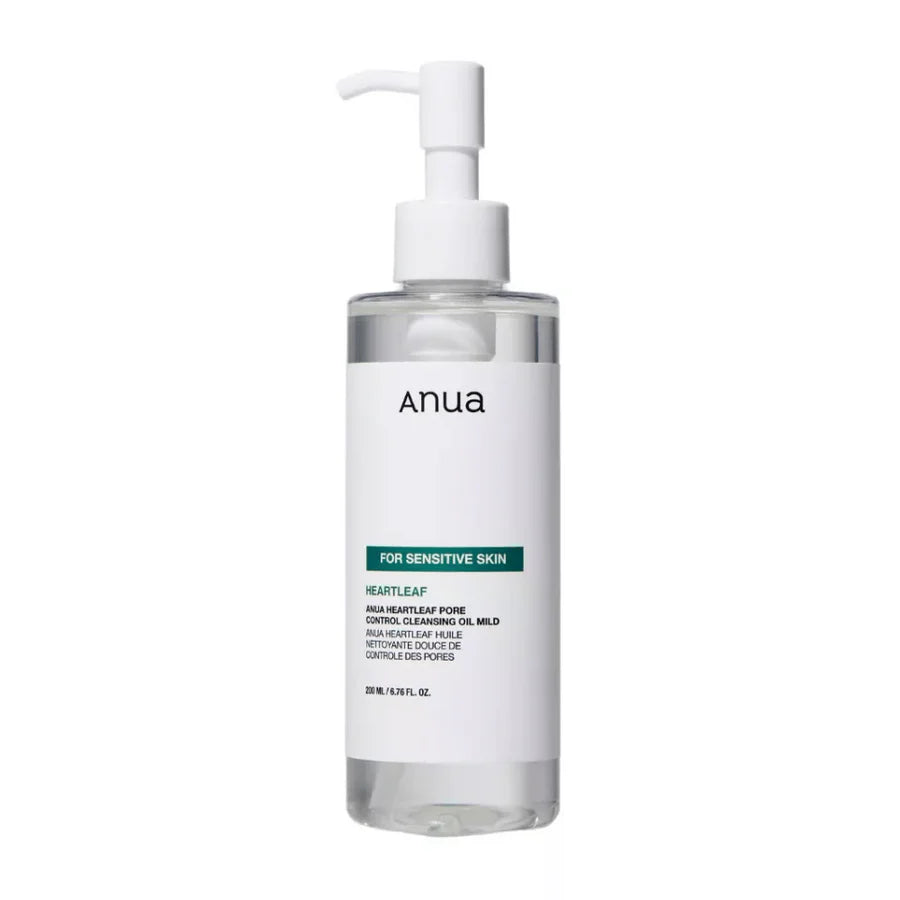 ✨ Aceite Limpiador Suave con Houttuynia Cordata Heartleaf Pore Control Cleansing Oil Mild 200ml – ANUA