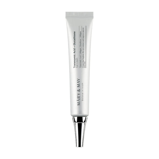 ✨ Contorno de Ojos Iluminador y Antimanchas (Renew) Tranexamic Acid + Glutathione Eye Cream 30ml – Mary&May