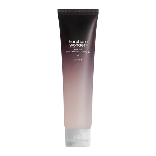 ✨ Gel Limpiador Suave con Triple AHA y Arroz Negro Black Rice Triple AHA Gentle Cleansing Gel 100ml – Haruharu Wonder